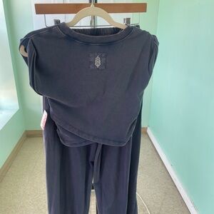 Free People Movement Dark Blue Lounge Set